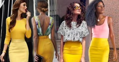 Yellow clothes: what to wear, how to combine?